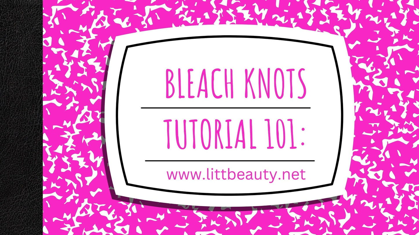 How to bleach knots